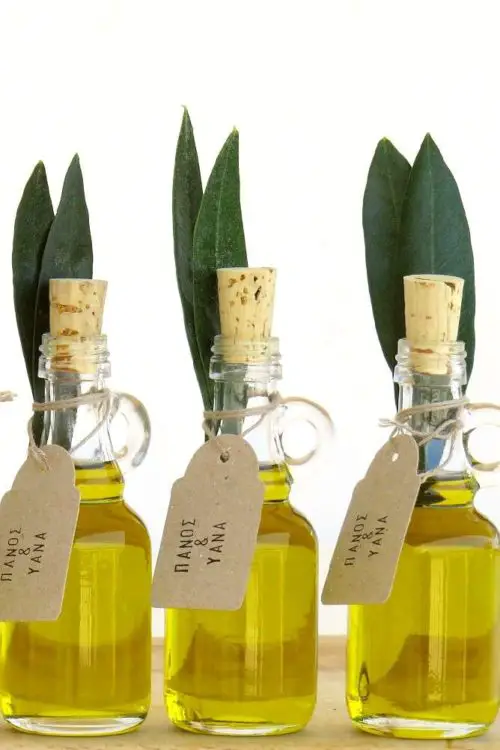 Greek olive oil favors to buy