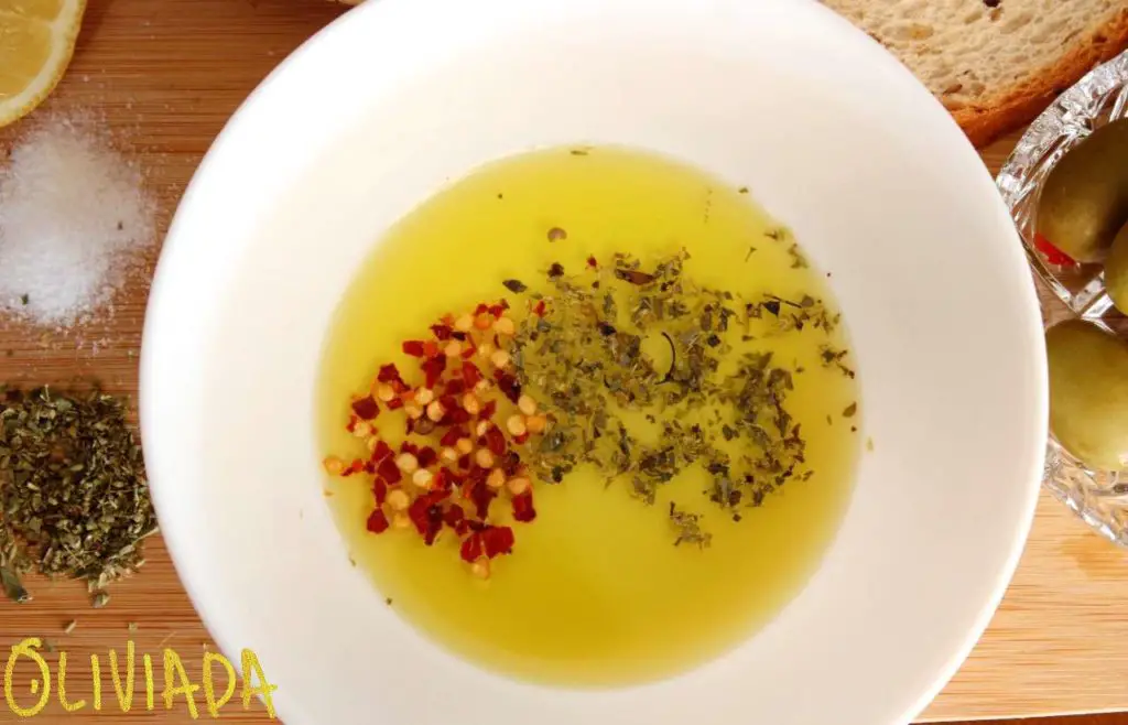 dried herb olive oil dip