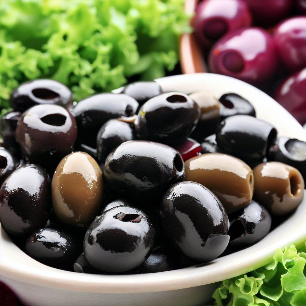 black olives in salads