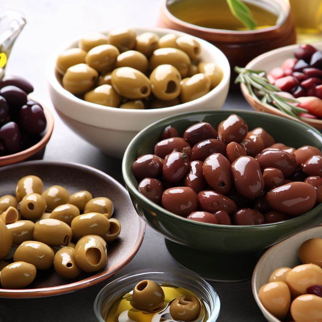 olives in avrious dishes 1