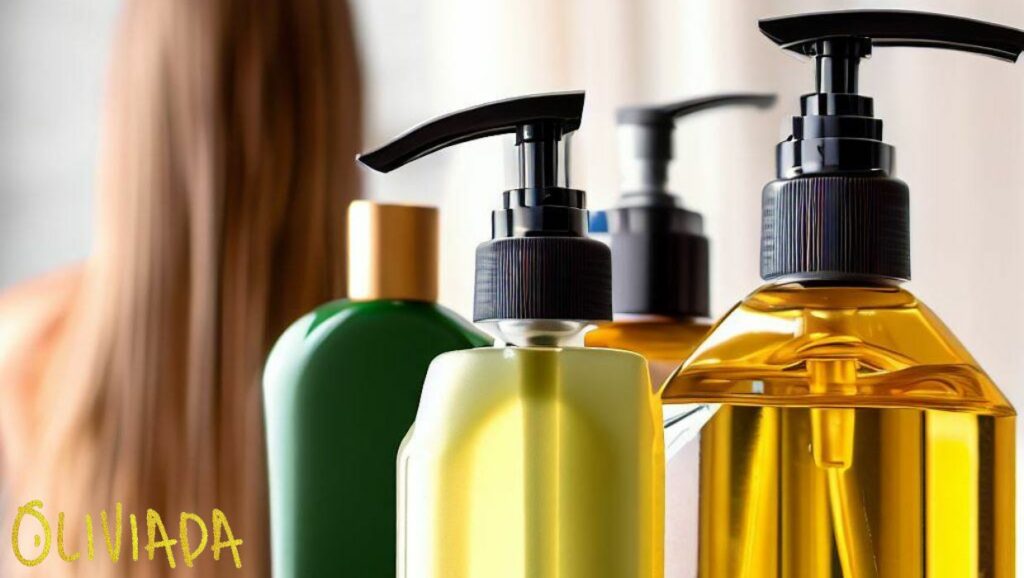 Feature image displaying a selection of the best olive oil shampoos and conditioners, perfectly suited for enhancing hair strength and shine.